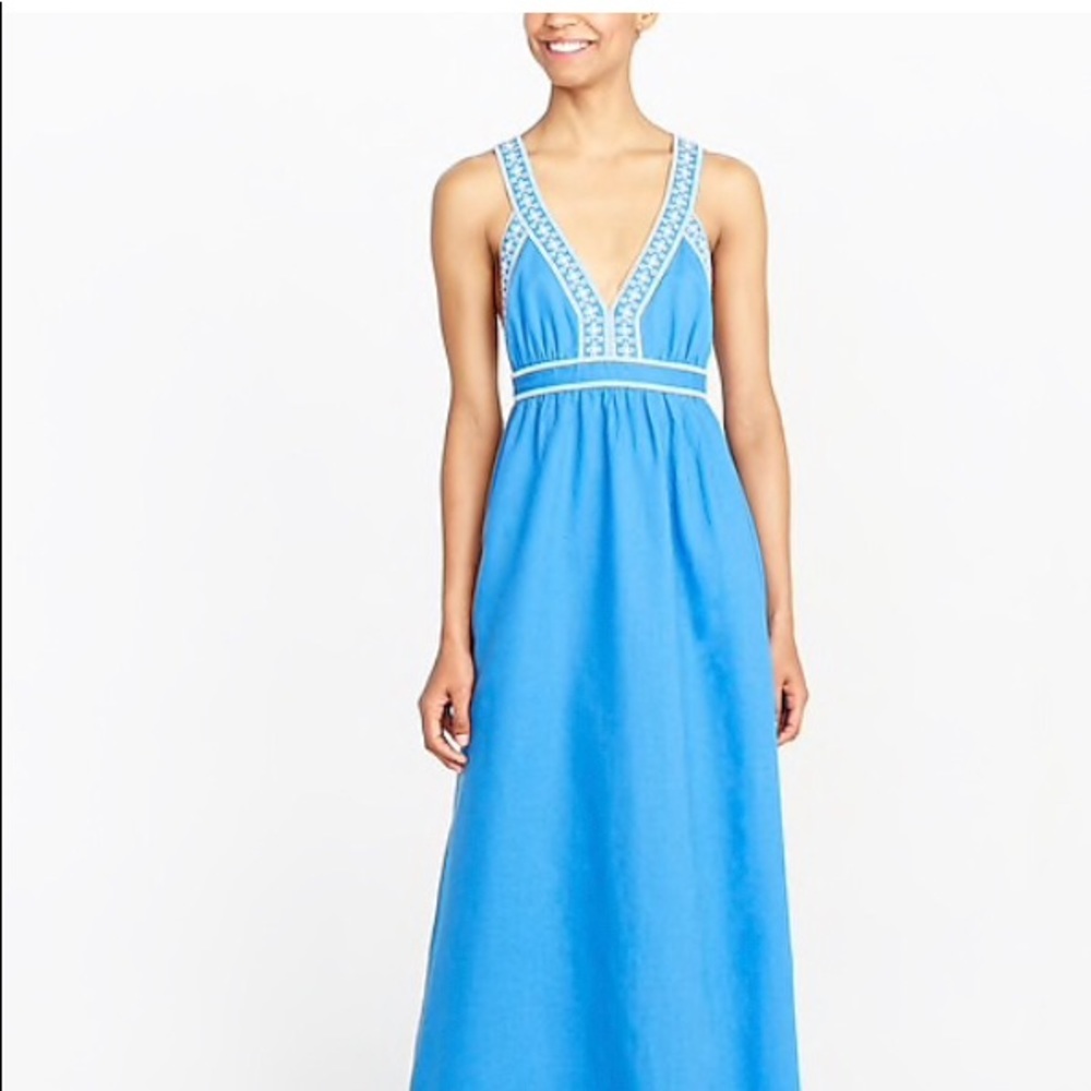 Jcrew Eyelet Maxi Dress